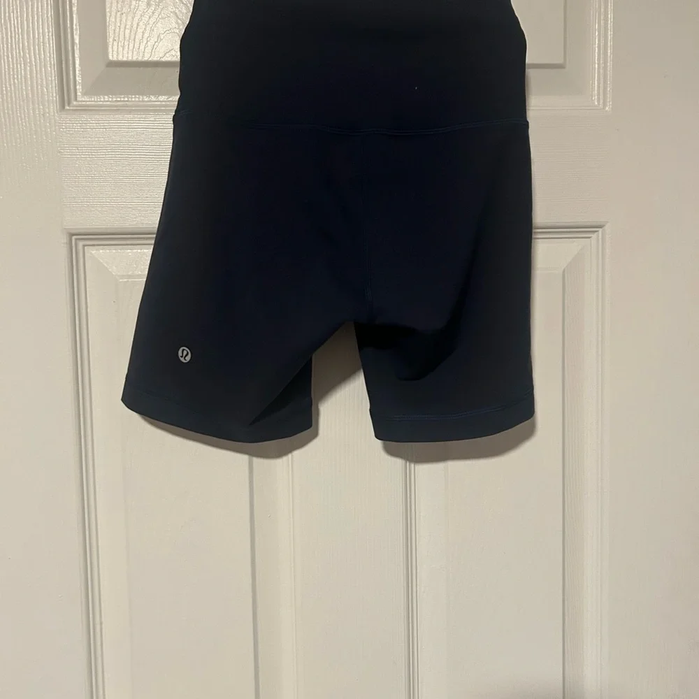 lululemon athletica Black High-Rise Bike Shorts